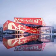LED透明显示屏可开展异型订制,环形显示屏订制